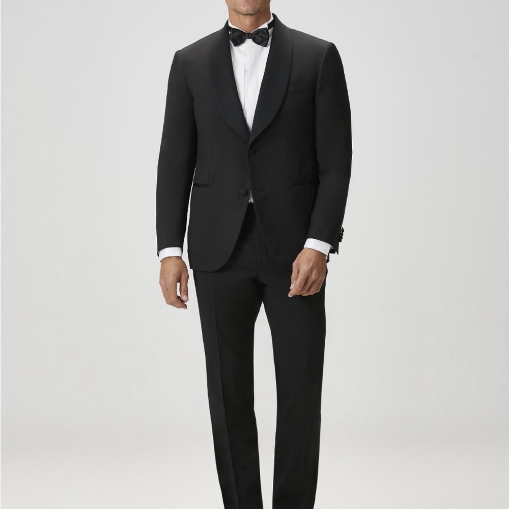 Corneliani Black Tailored Dress Pants